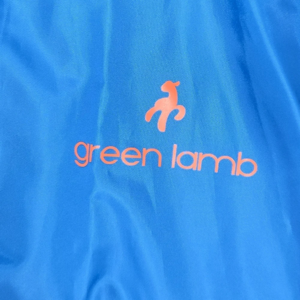 Green Lamb Womens Blue Full Zip Windbreaker Golf Jacket Medium